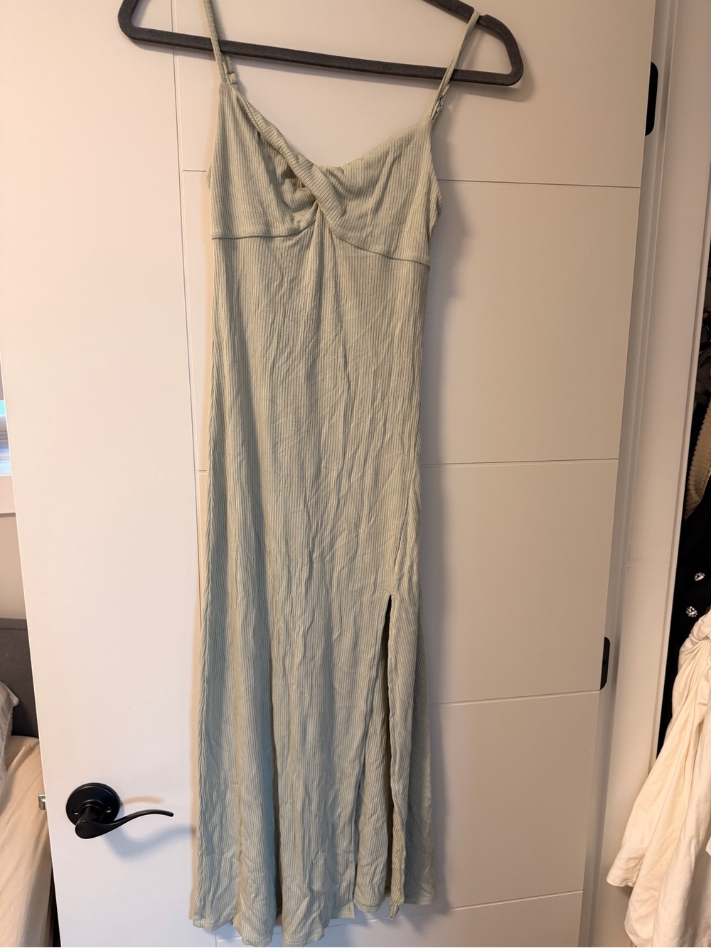 Wilfred Light Sage Green Midi Slip Dress